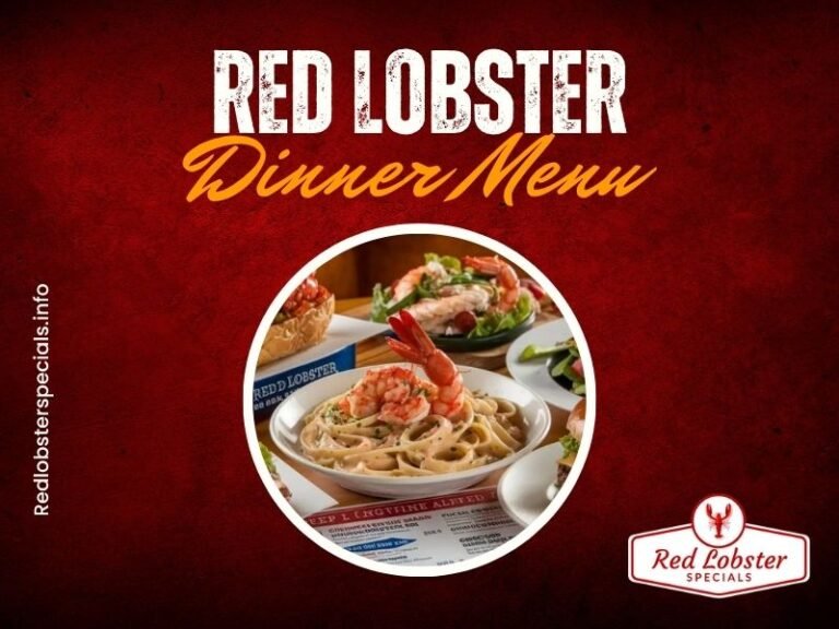 Red Lobster Dinner Menu